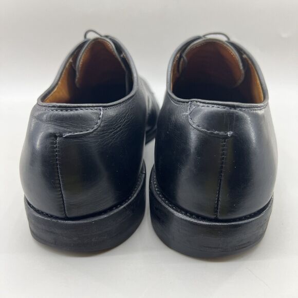 Allen Edmonds Dryden Medallion Shoes Men Size 9.5 D Black Leather Cap Toe Oxford main image 10